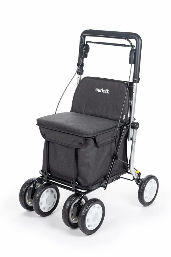 Déambulateur et Caddy en un back