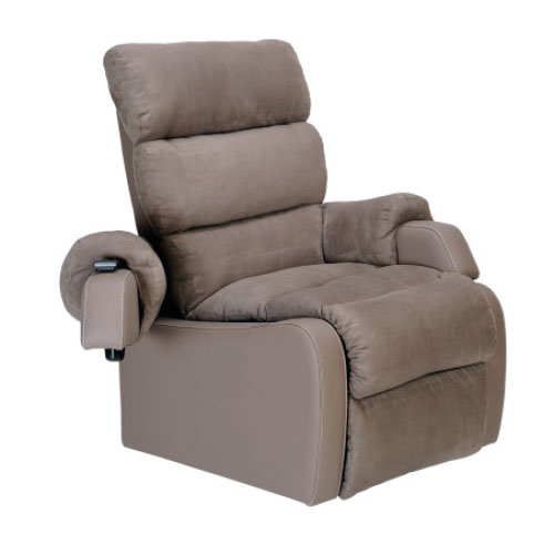 Photo fauteuil releveur Cocoon vue côté bras ouvert