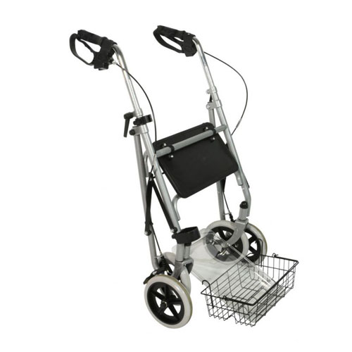 Déambulateur Rollator 4 roues Road plié