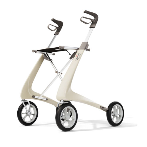 Rollator Carbo Ultralight beige profil